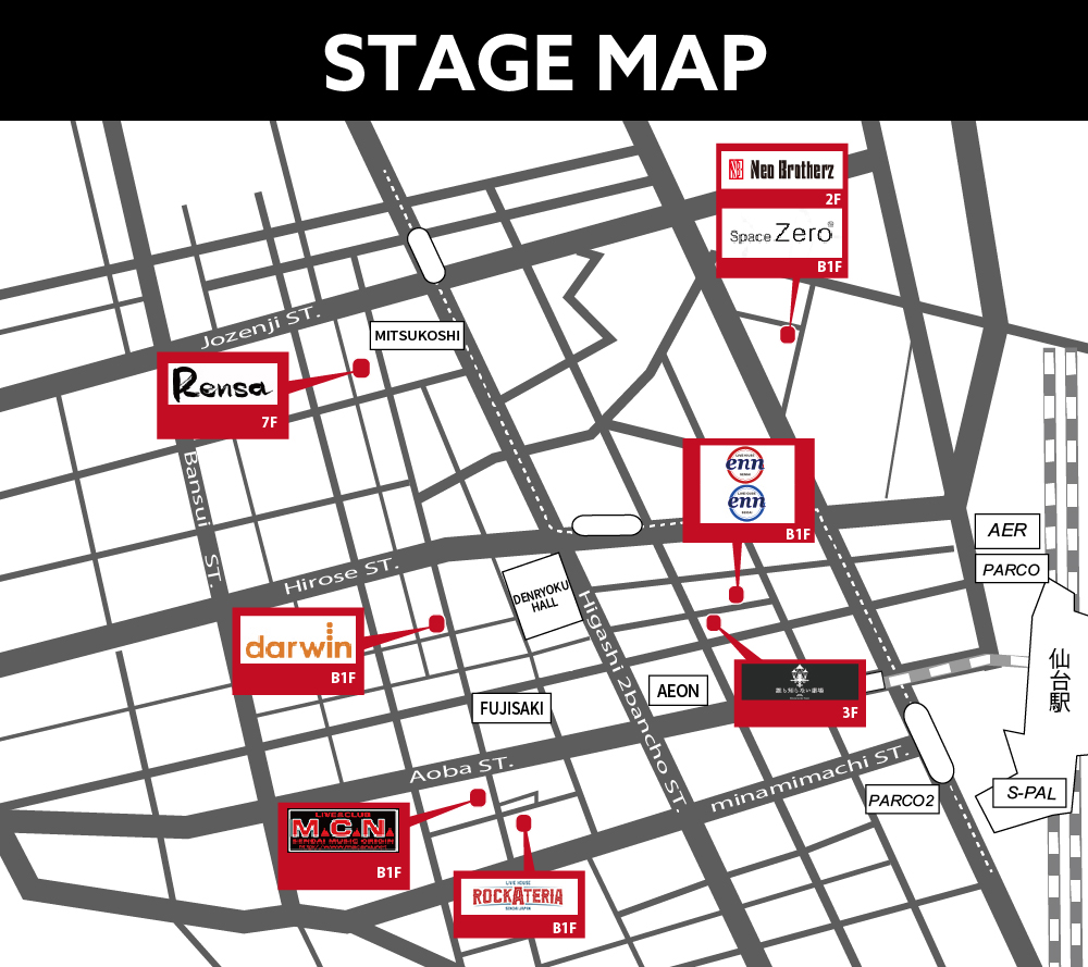 STAGE MAP