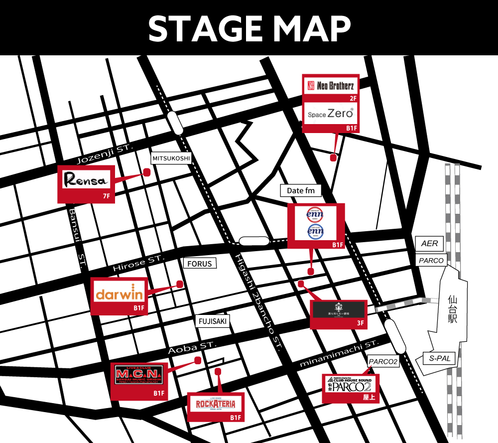 STAGE MAP