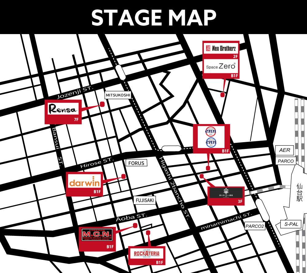 STAGE MAP